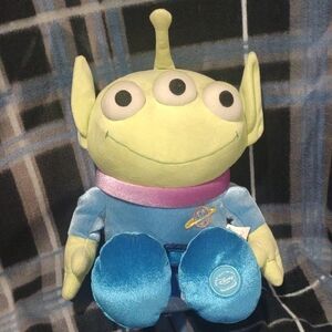 Disney Three-Eyed Alien Plush - Green, Blue, Purple
